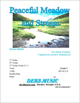 Peaceful Meadow and Stream Orchestra sheet music cover